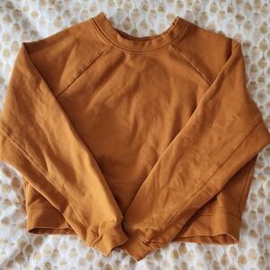 Born Primitive Brown Long Sleeve Crop Hoodie